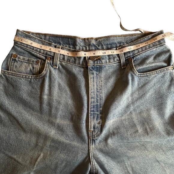 Vintage Levi's 551 Relaxed Fit Tapered Leg High-Waist SIZE 16 Med 100% Cotton - Picture 9 of 10
